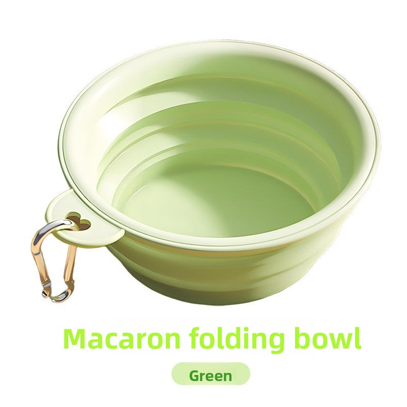 Portable Pet Foldable Food Water Bowl