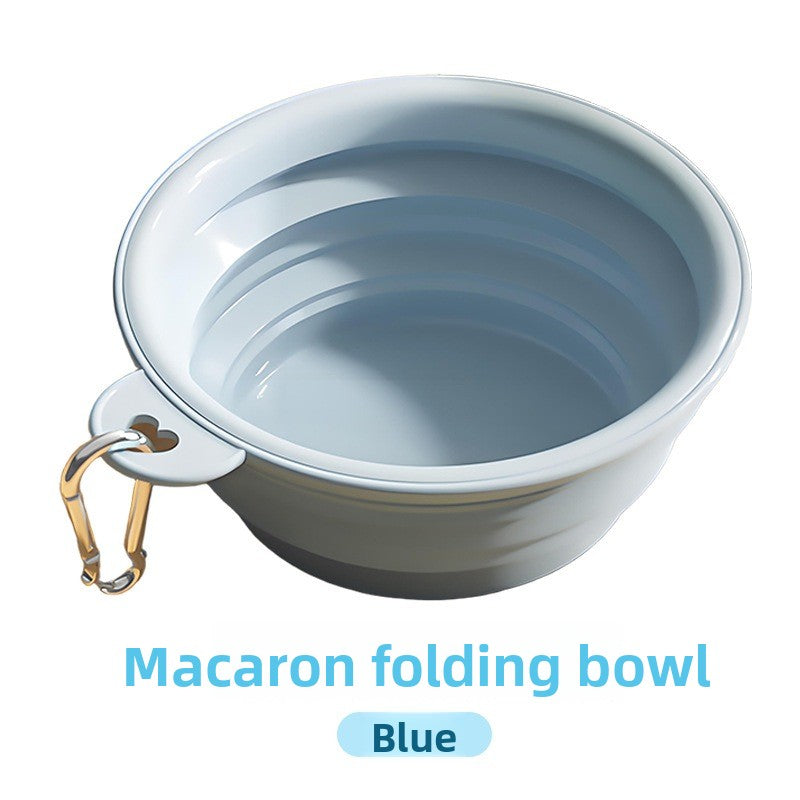 Portable Pet Foldable Food Water Bowl