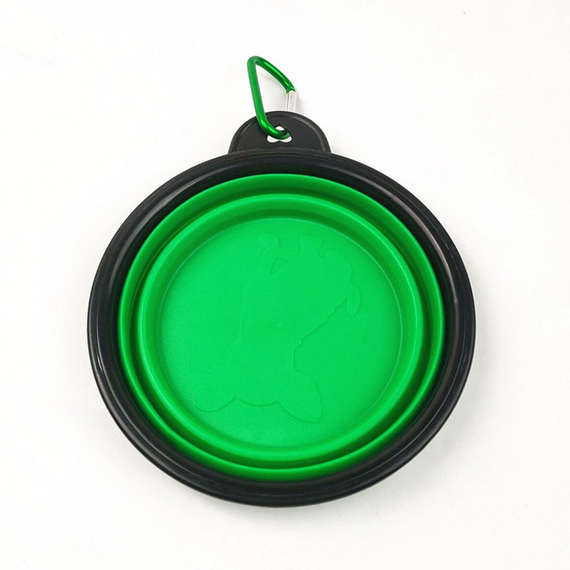 Portable Pet Foldable Food Water Bowl