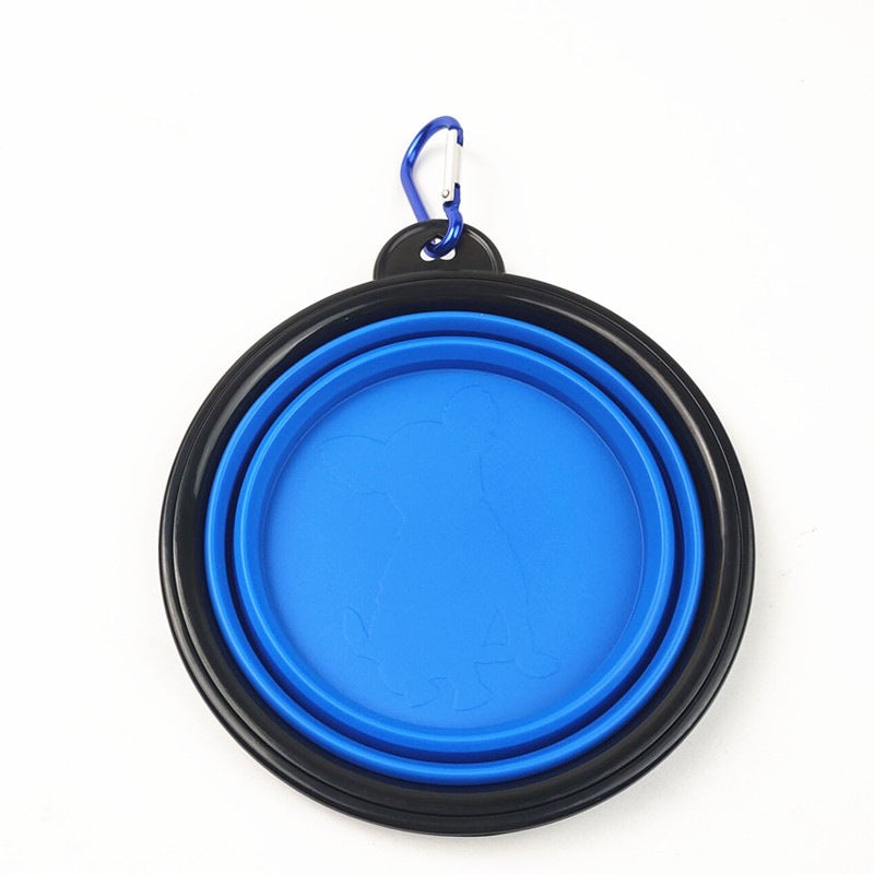 Portable Pet Foldable Food Water Bowl