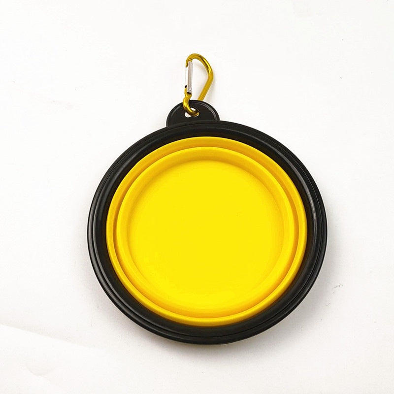 Portable Pet Foldable Food Water Bowl