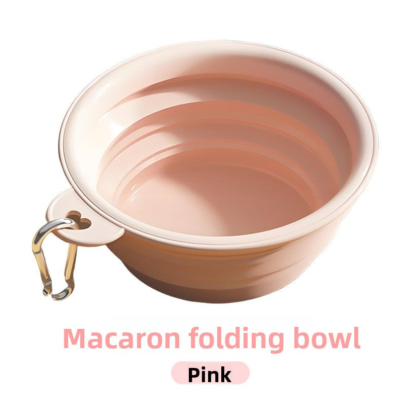 Portable Pet Foldable Food Water Bowl