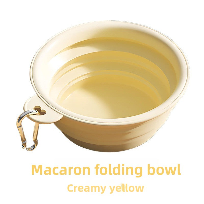 Portable Pet Foldable Food Water Bowl